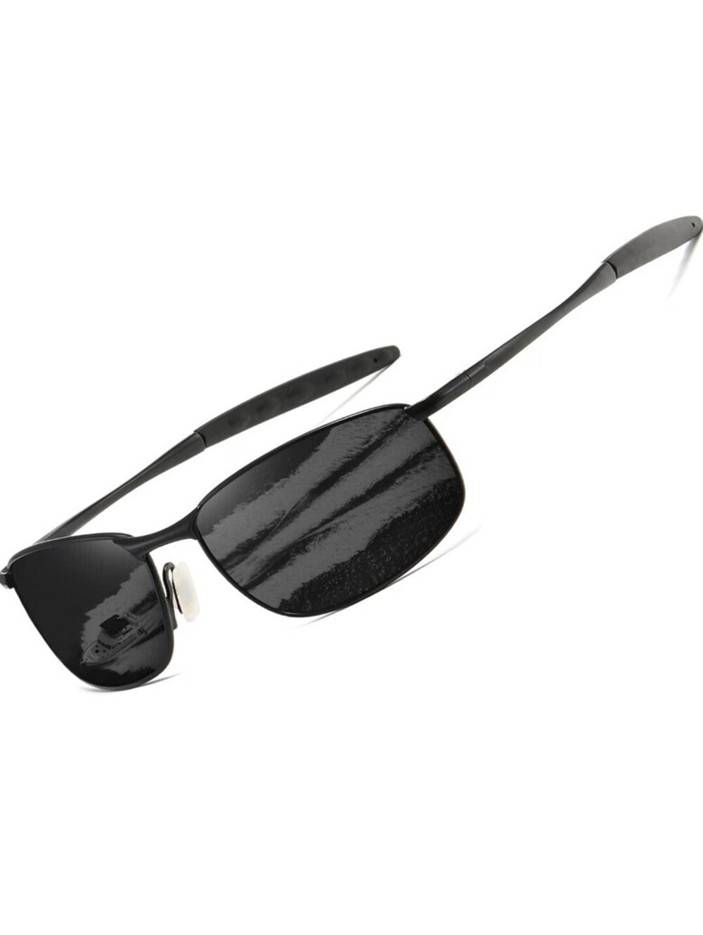 AEVOGUE Men's Rectangular Polarized Sunglasses, UV400 Pretection AE0395 NEW